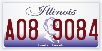 IL license plate A089084