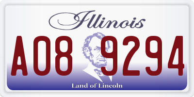 IL license plate A089294