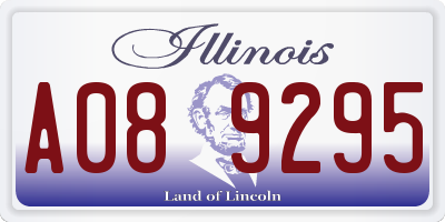 IL license plate A089295