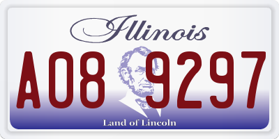 IL license plate A089297