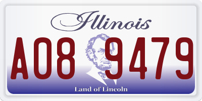 IL license plate A089479