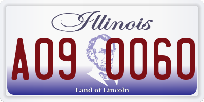 IL license plate A090060