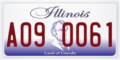 IL license plate A090061