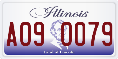 IL license plate A090079
