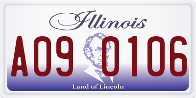 IL license plate A090106