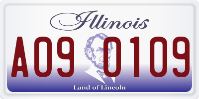 IL license plate A090109