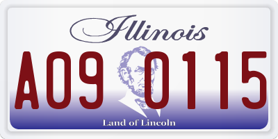 IL license plate A090115