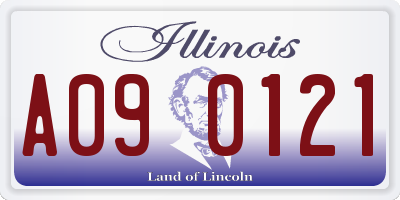 IL license plate A090121