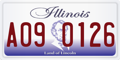 IL license plate A090126