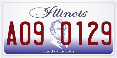 IL license plate A090129