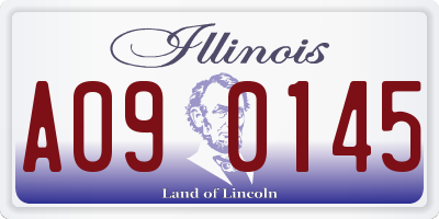 IL license plate A090145
