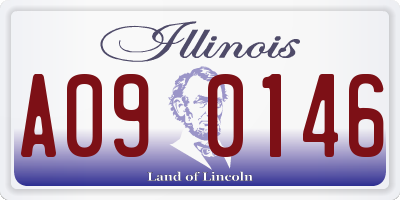 IL license plate A090146