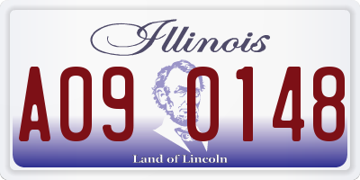 IL license plate A090148
