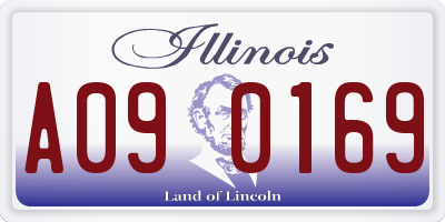 IL license plate A090169