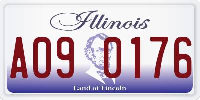 IL license plate A090176