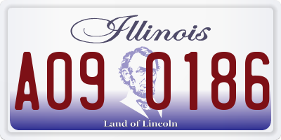 IL license plate A090186