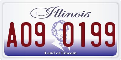 IL license plate A090199