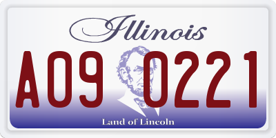 IL license plate A090221