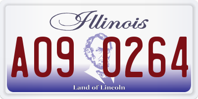 IL license plate A090264