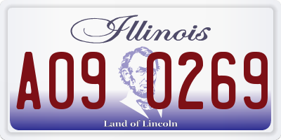 IL license plate A090269