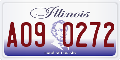 IL license plate A090272