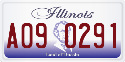 IL license plate A090291