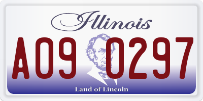 IL license plate A090297