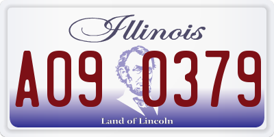 IL license plate A090379