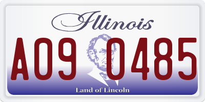 IL license plate A090485