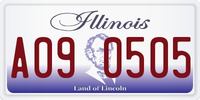 IL license plate A090505