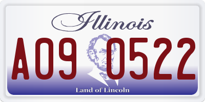 IL license plate A090522