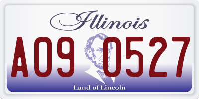 IL license plate A090527