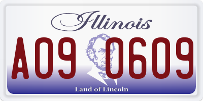 IL license plate A090609