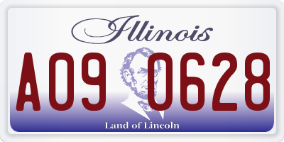 IL license plate A090628