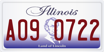 IL license plate A090722
