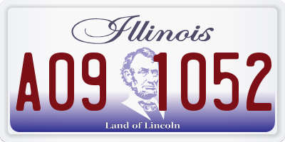 IL license plate A091052