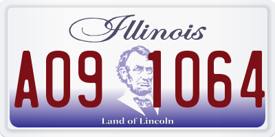 IL license plate A091064