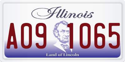 IL license plate A091065