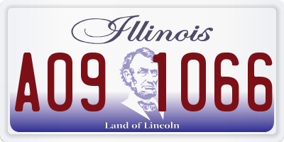 IL license plate A091066