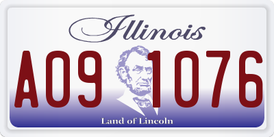 IL license plate A091076