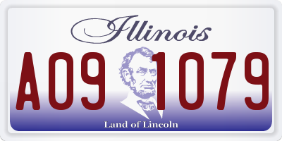 IL license plate A091079