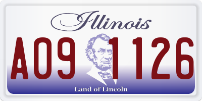 IL license plate A091126