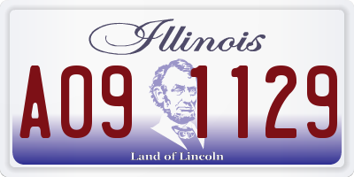 IL license plate A091129