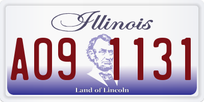 IL license plate A091131