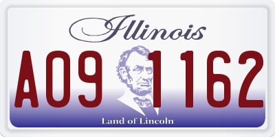IL license plate A091162