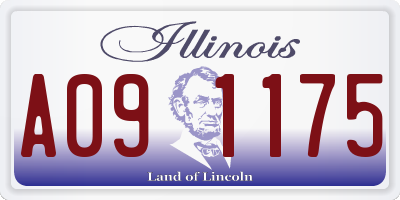 IL license plate A091175