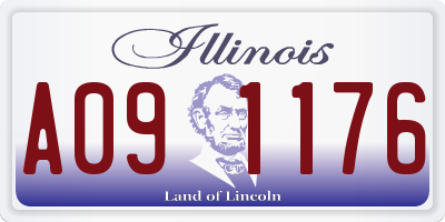 IL license plate A091176