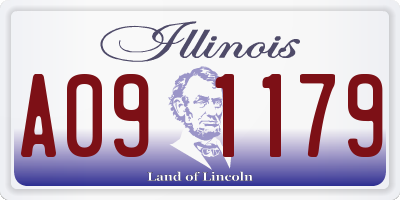 IL license plate A091179