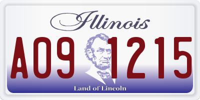 IL license plate A091215