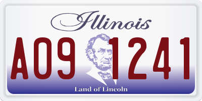 IL license plate A091241